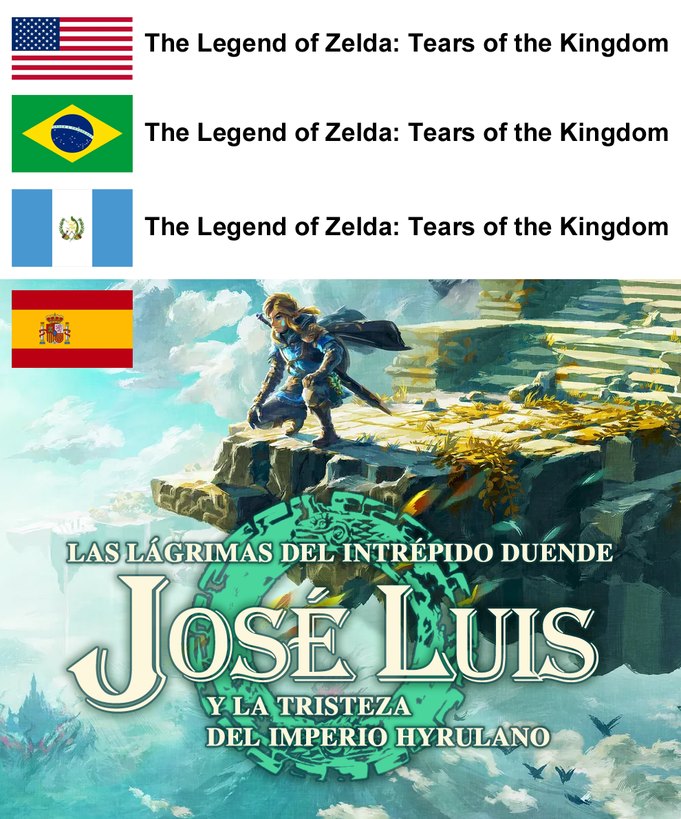 Llega a España - The Legend of Zelda: Tears of the Kingdom - meme
