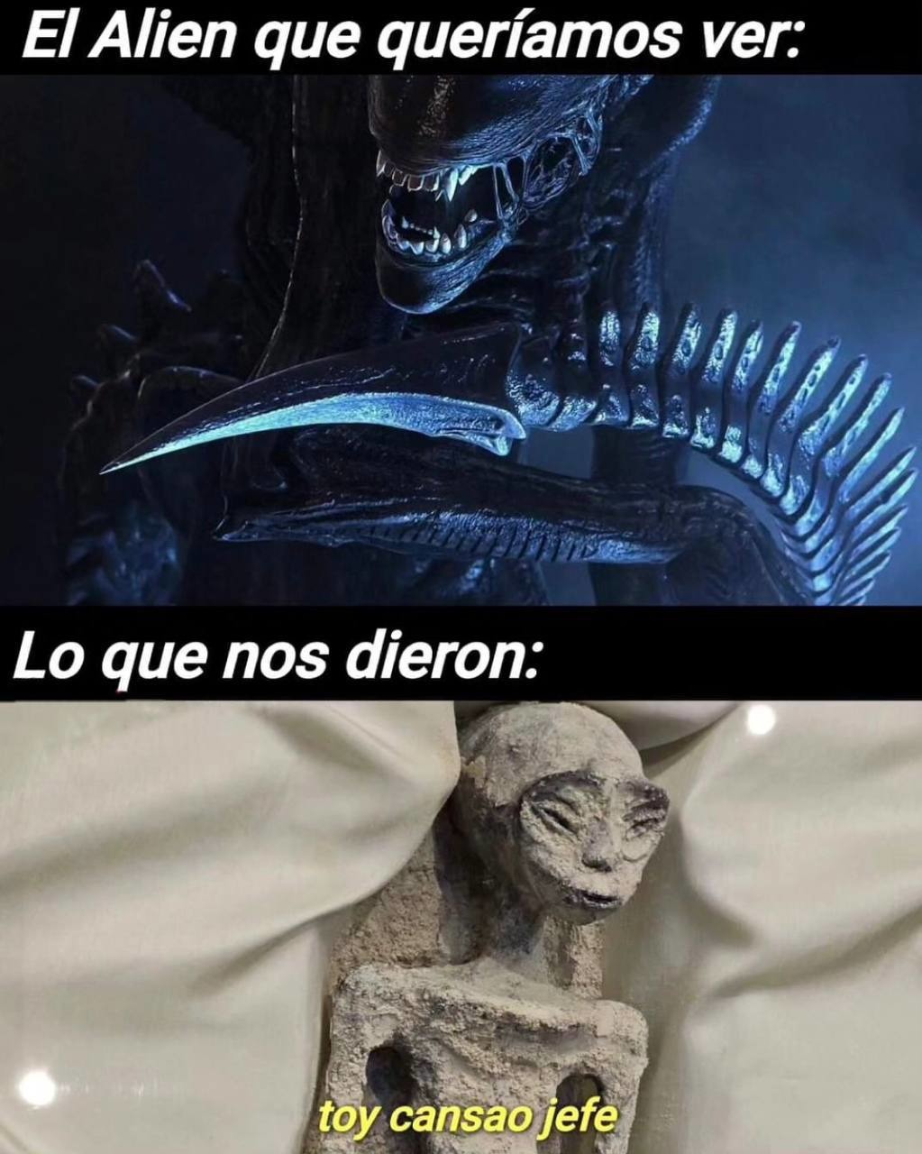 meme de los aliens de mexico