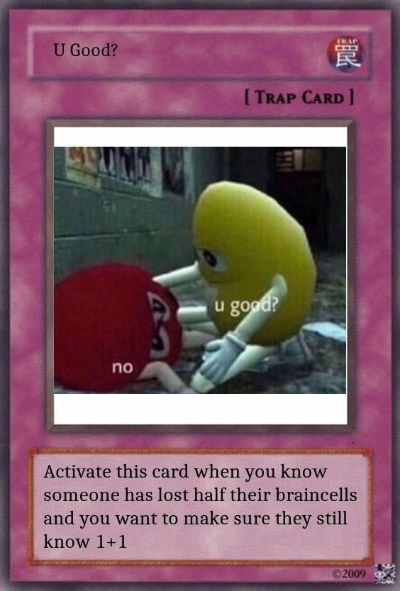 Trap card - meme