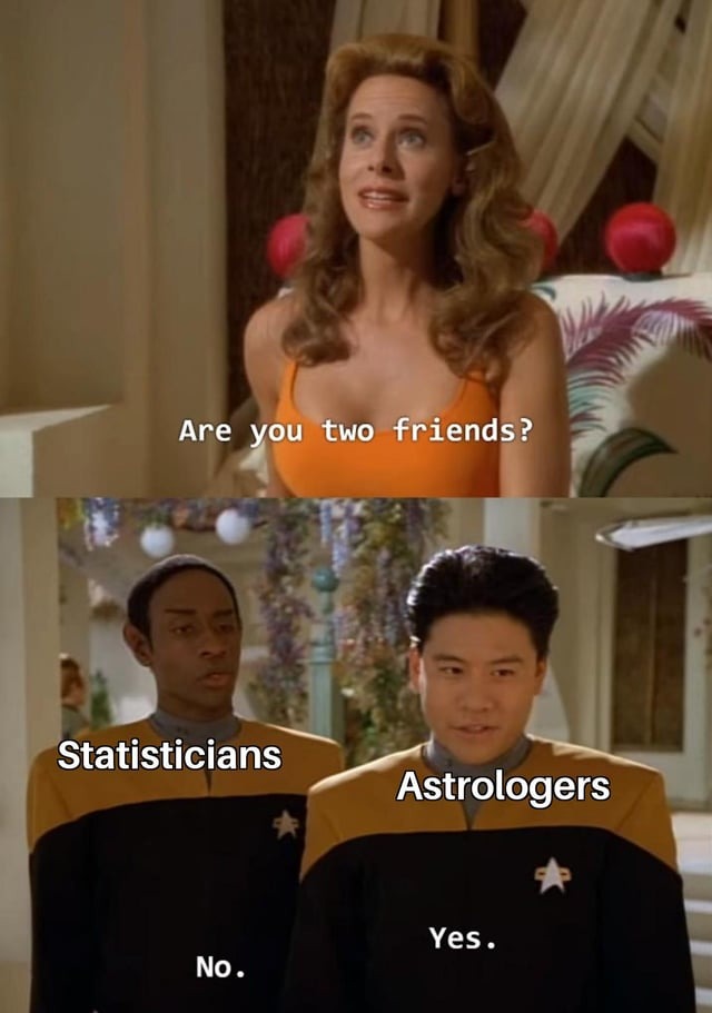 Statistics will prevail - meme