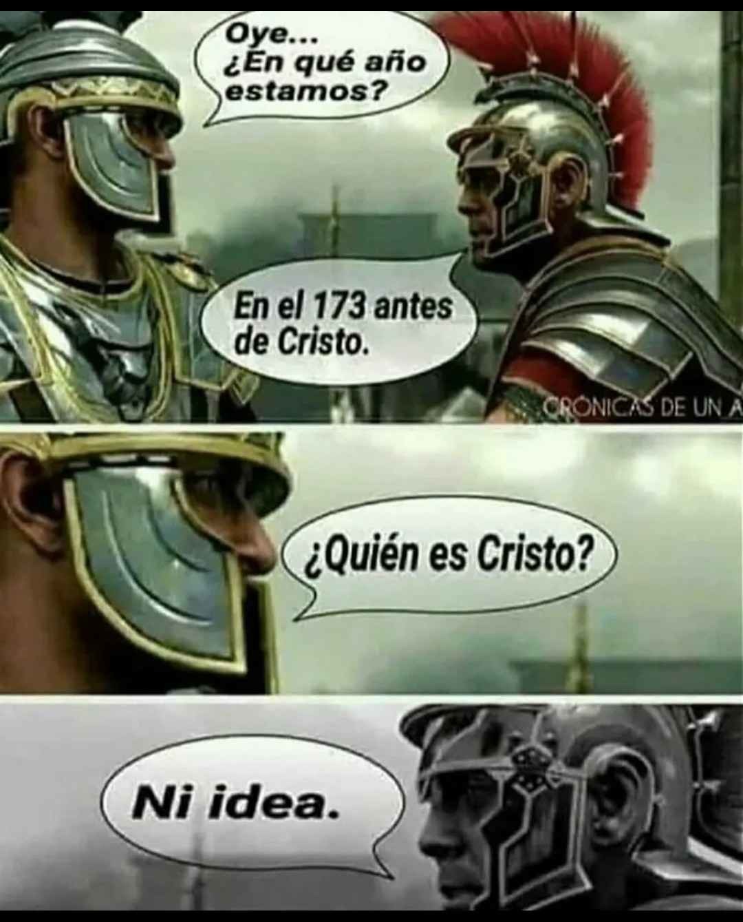 No sé, pero hay que crucificarle :romano: - meme