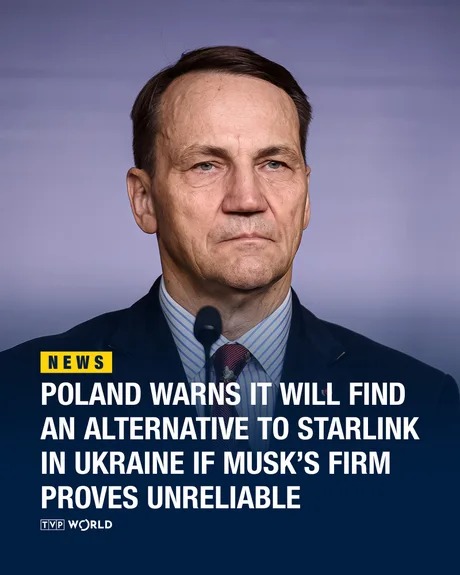 Poland will find an alternative to Starlink in Ukraine - meme