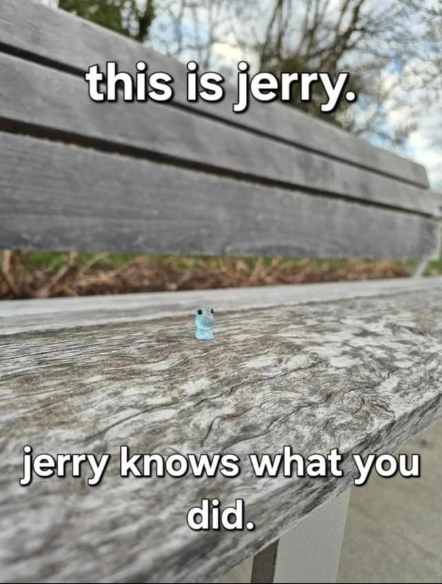 This is Jerry. Jerry knows everything. - meme