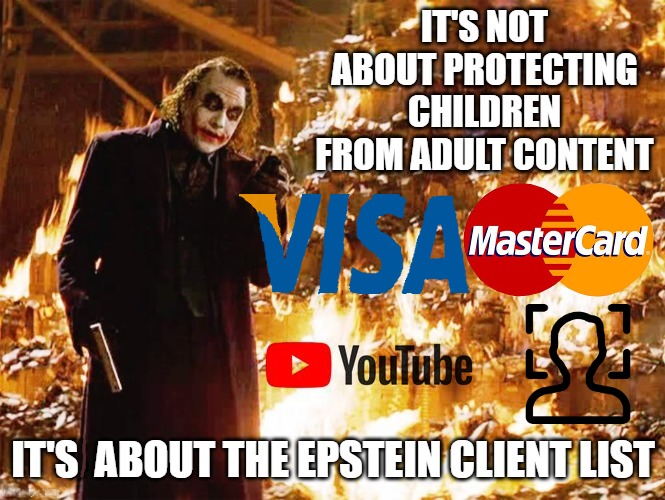 Internet ID Face Scanning and Payment Censorship - meme