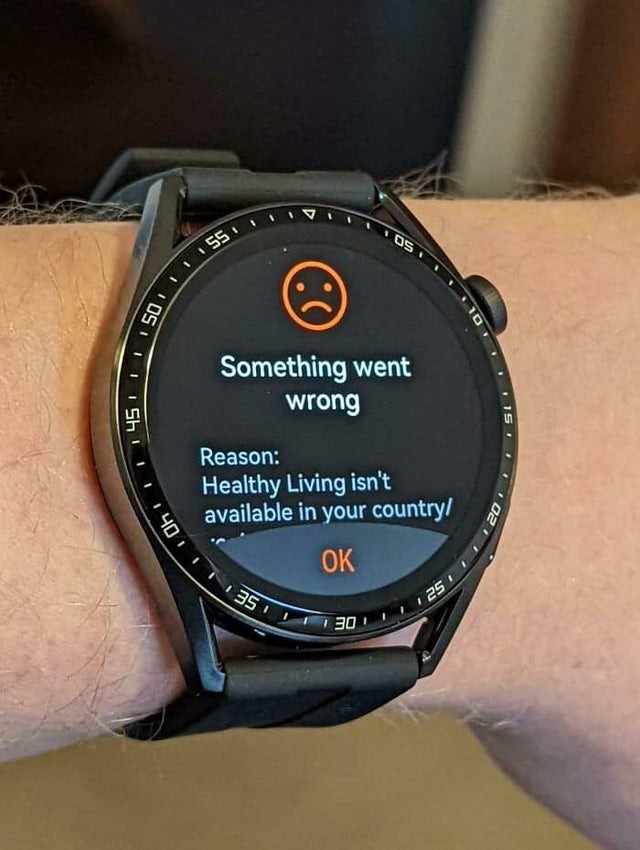 El smartwatch no está disponible en tu país - meme