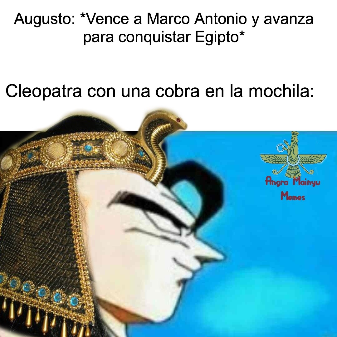 Meme sobre Cleopatra