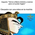 Meme sobre Cleopatra