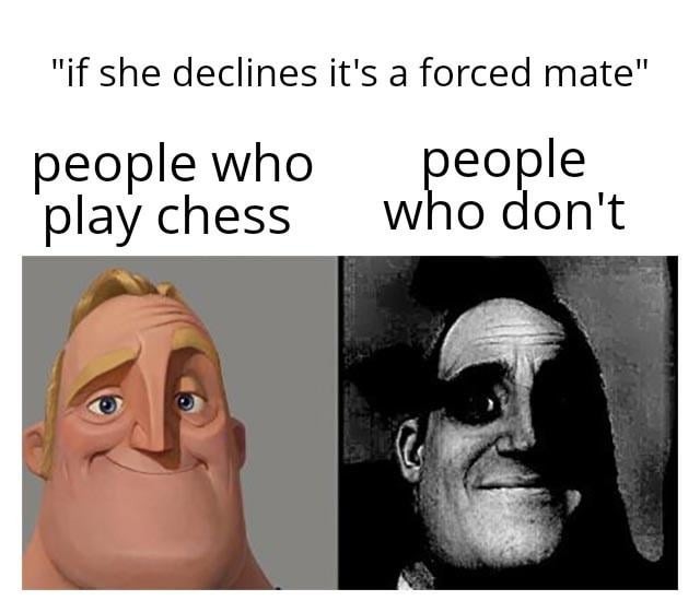 Forced mate - meme