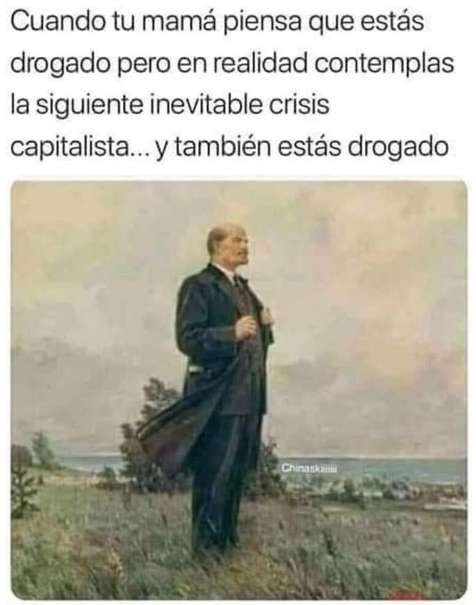 Colapso del capitalismo y la sociedad industrial - meme