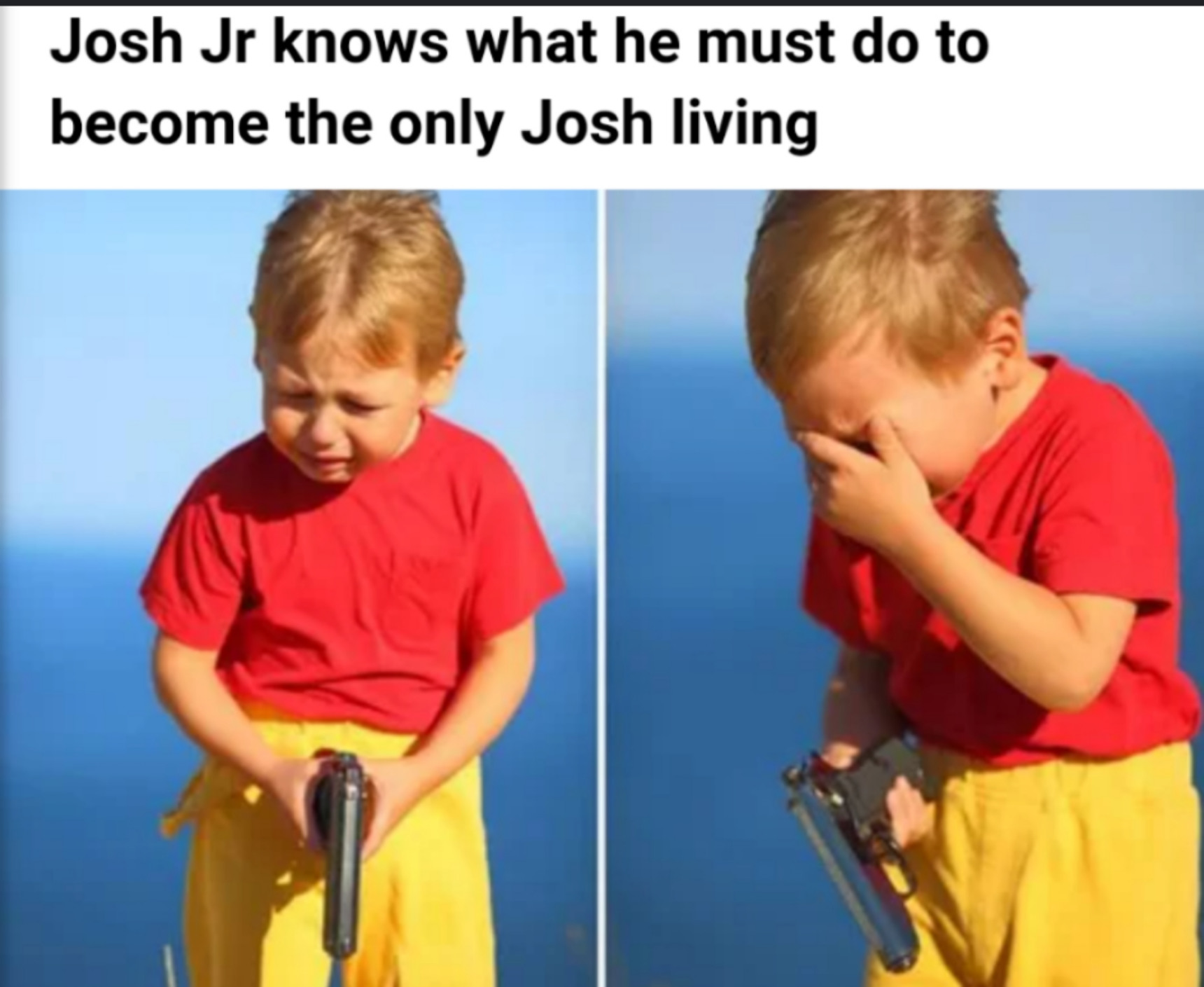 Battle of the josh's - meme