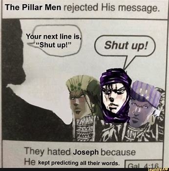 Joseph best jojo - meme