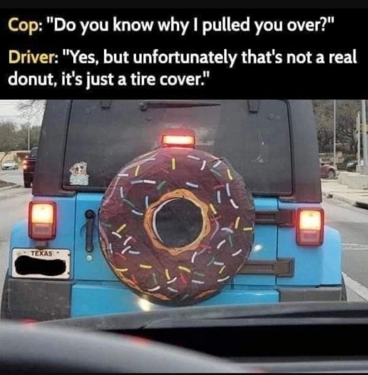 Donuts for cops - meme