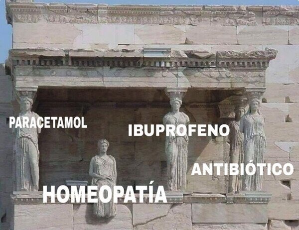 Medicamentos y homeopatía - meme