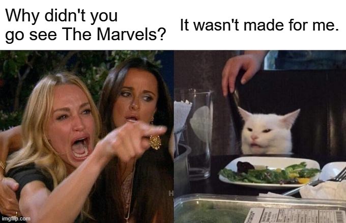 The Marvels crying fans - meme