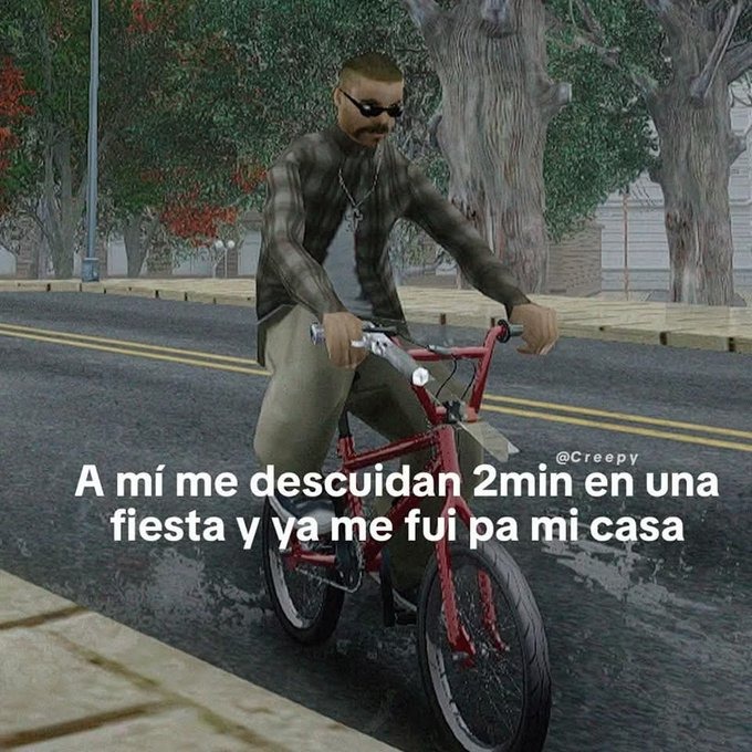 me voy a casa en bici además - meme