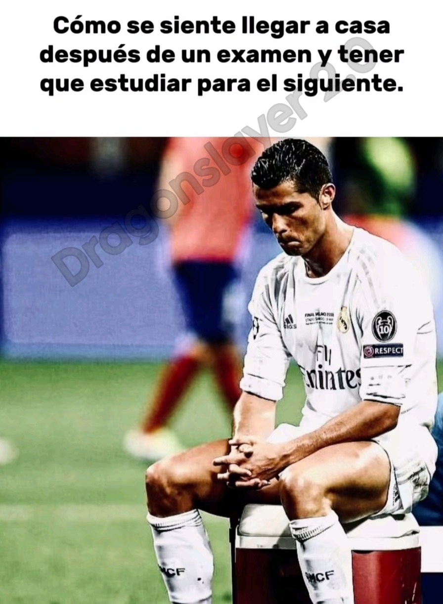 Ya es el último de exámenes - meme