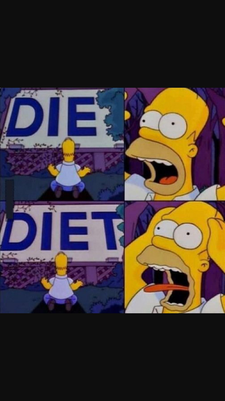 No la dieta - meme