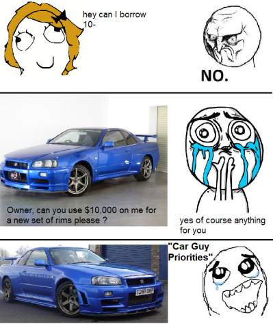 One day I'll buy my r34 - meme