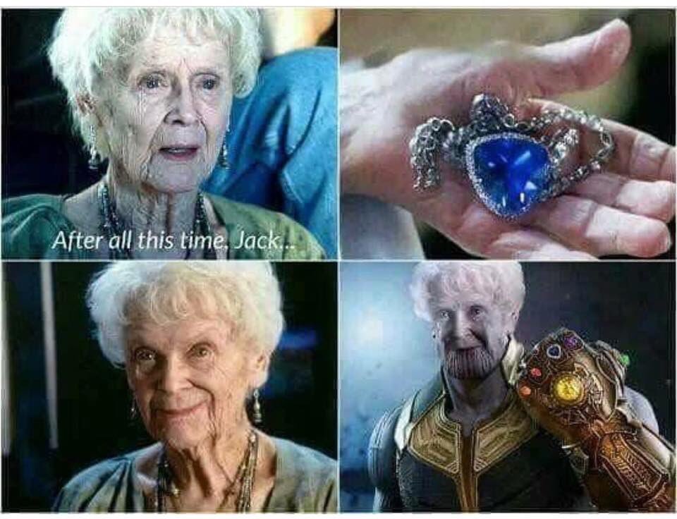 Se filtran imágenes de Thanos en Infinity War - meme