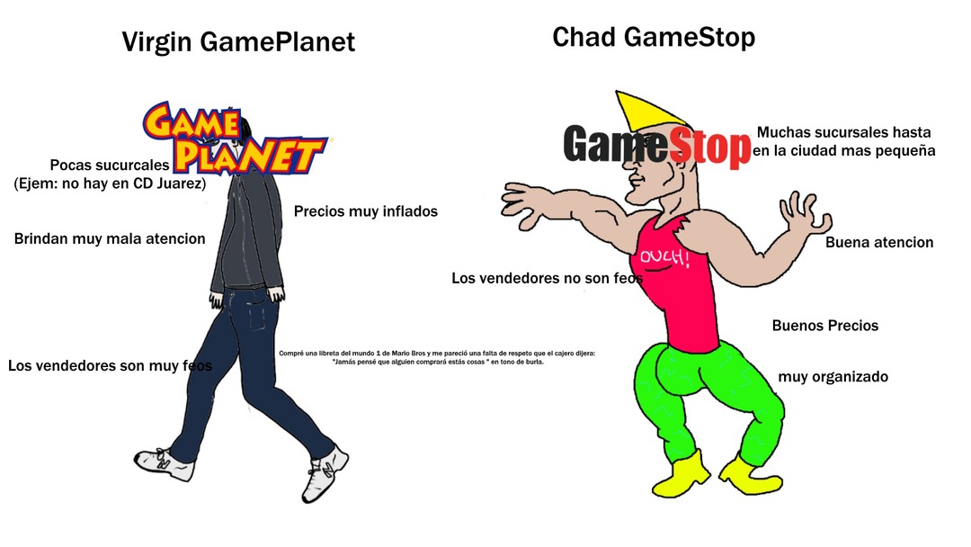 Si tan solo hubiera GameStop en México - meme