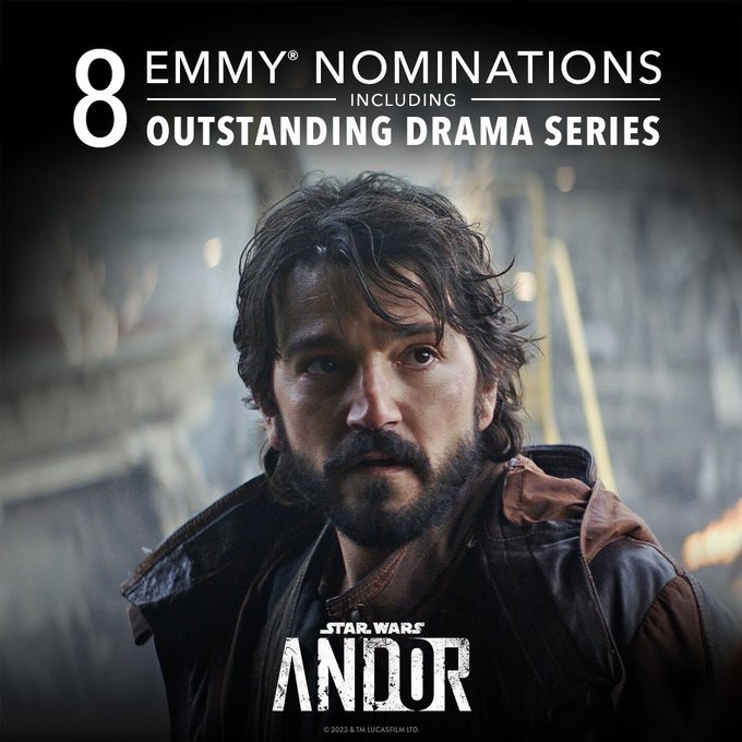 Very few people have seen Andor, but it has 8 Emmy nominations - meme
