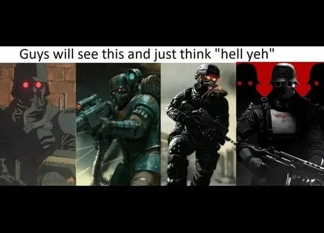 Dudes see this and instantly say hell yeah - meme