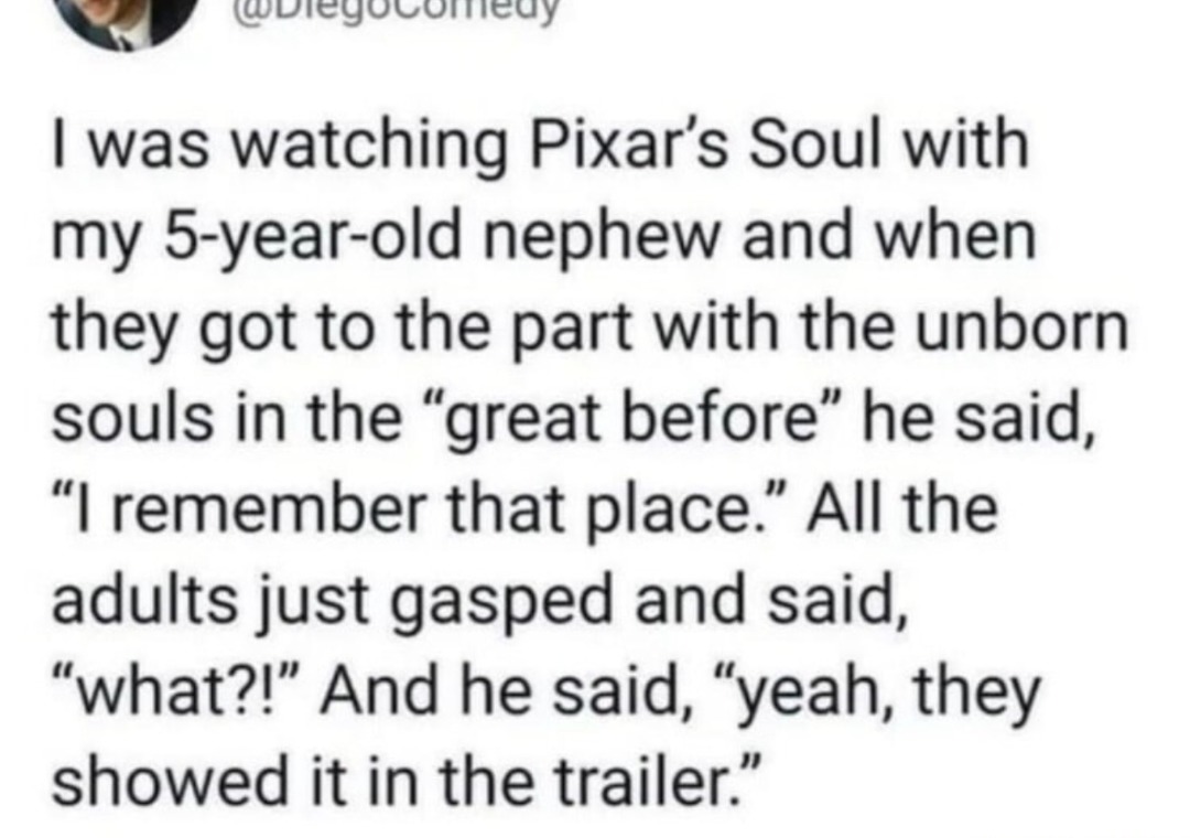 My nephew just casually recalled the pre-life lobby - meme