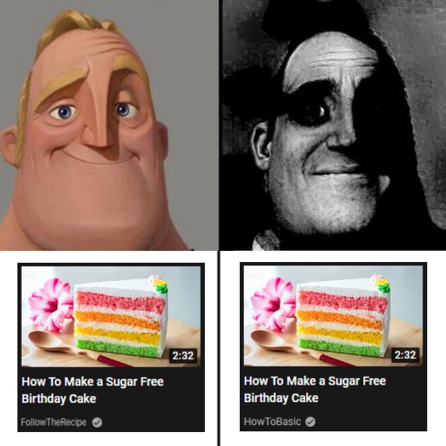 How to make a sugar free birthday cake - meme
