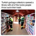 Trash library in Turkey