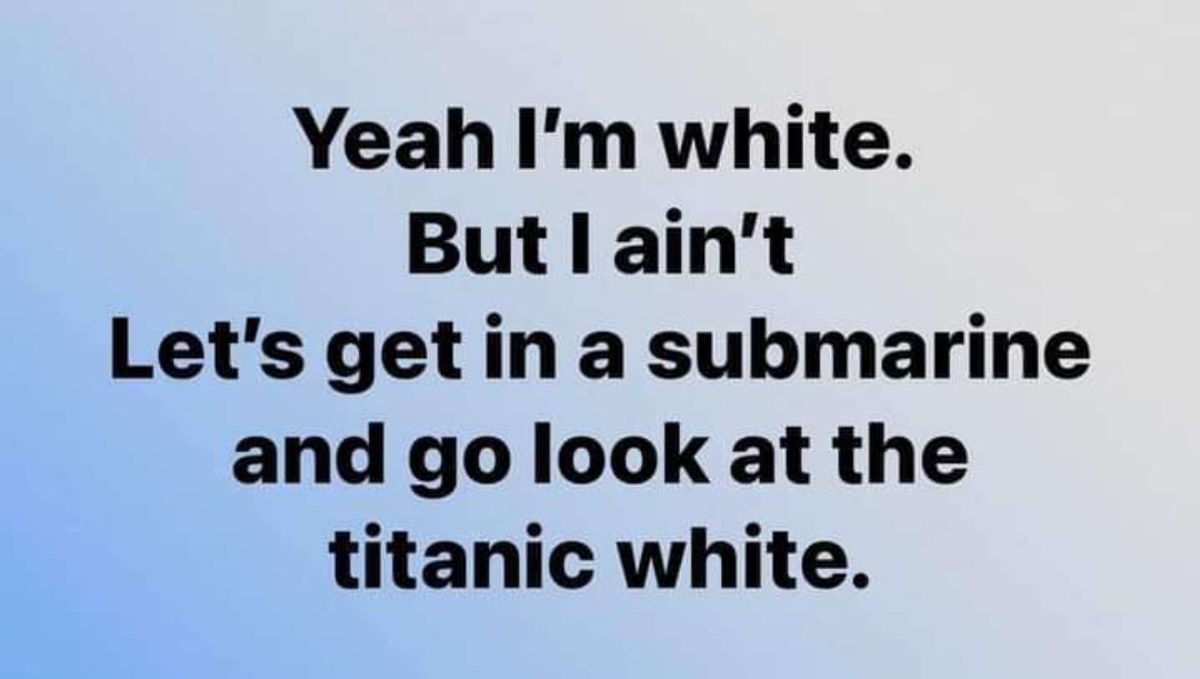 I'm white but... - meme
