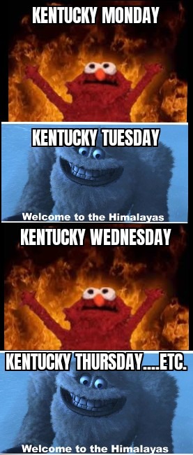 Kentucky has bipolar disorder and opiod addiction - meme