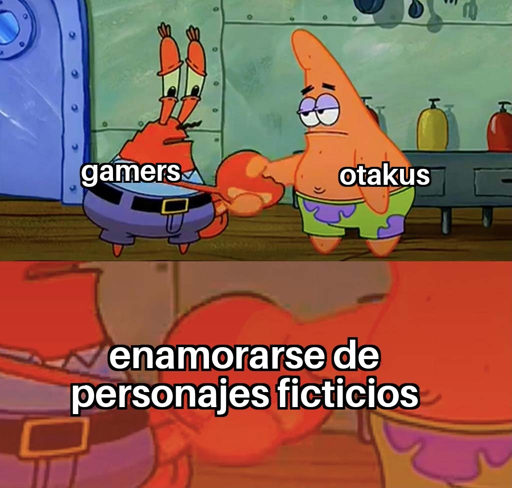 Otakus gamers - meme