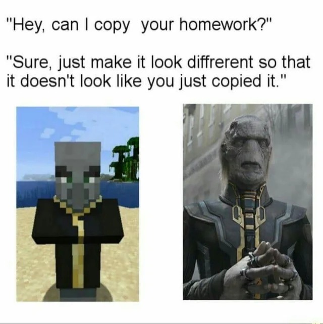 Minecraft meem - meme