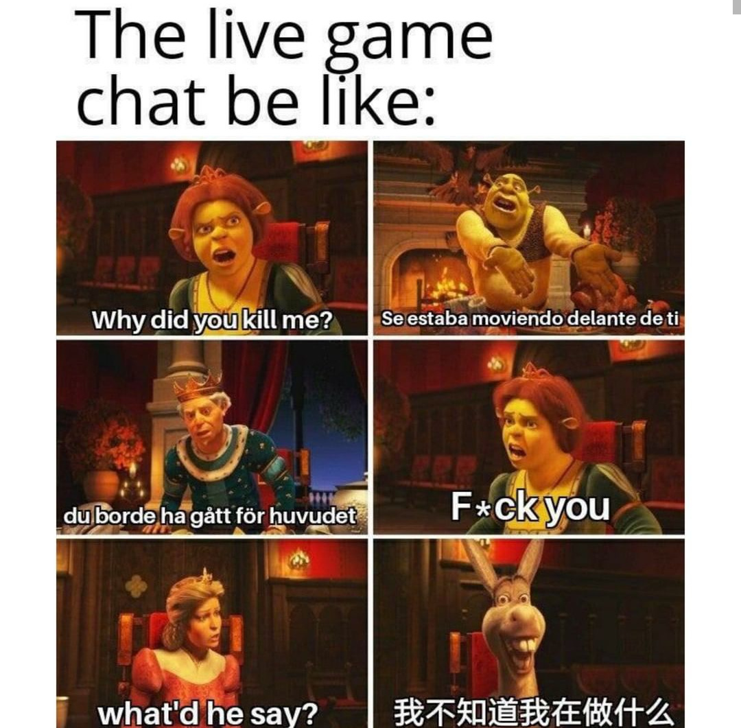 I hate chinese sweats - meme