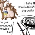 He really dose hate the Charmin Bears