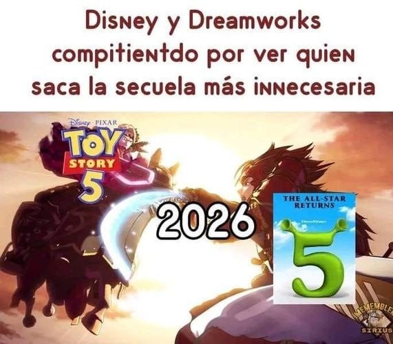 Secuelas innecesarias - meme