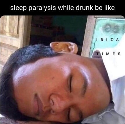 Sleep paralysis meme
