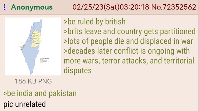 British empire speedran chaos and dipped - meme