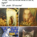 Painting a cat
