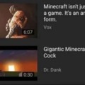 Funny Minecraft meme seen on youtube