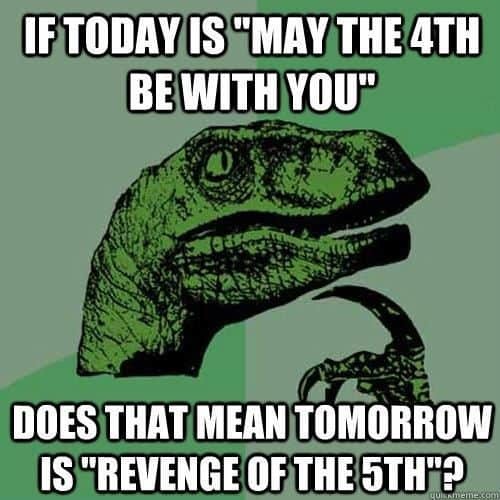 Star Wars Day - meme