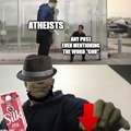 Atheists in a nutshell