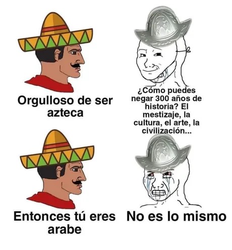 Mexicanos aztecas - meme
