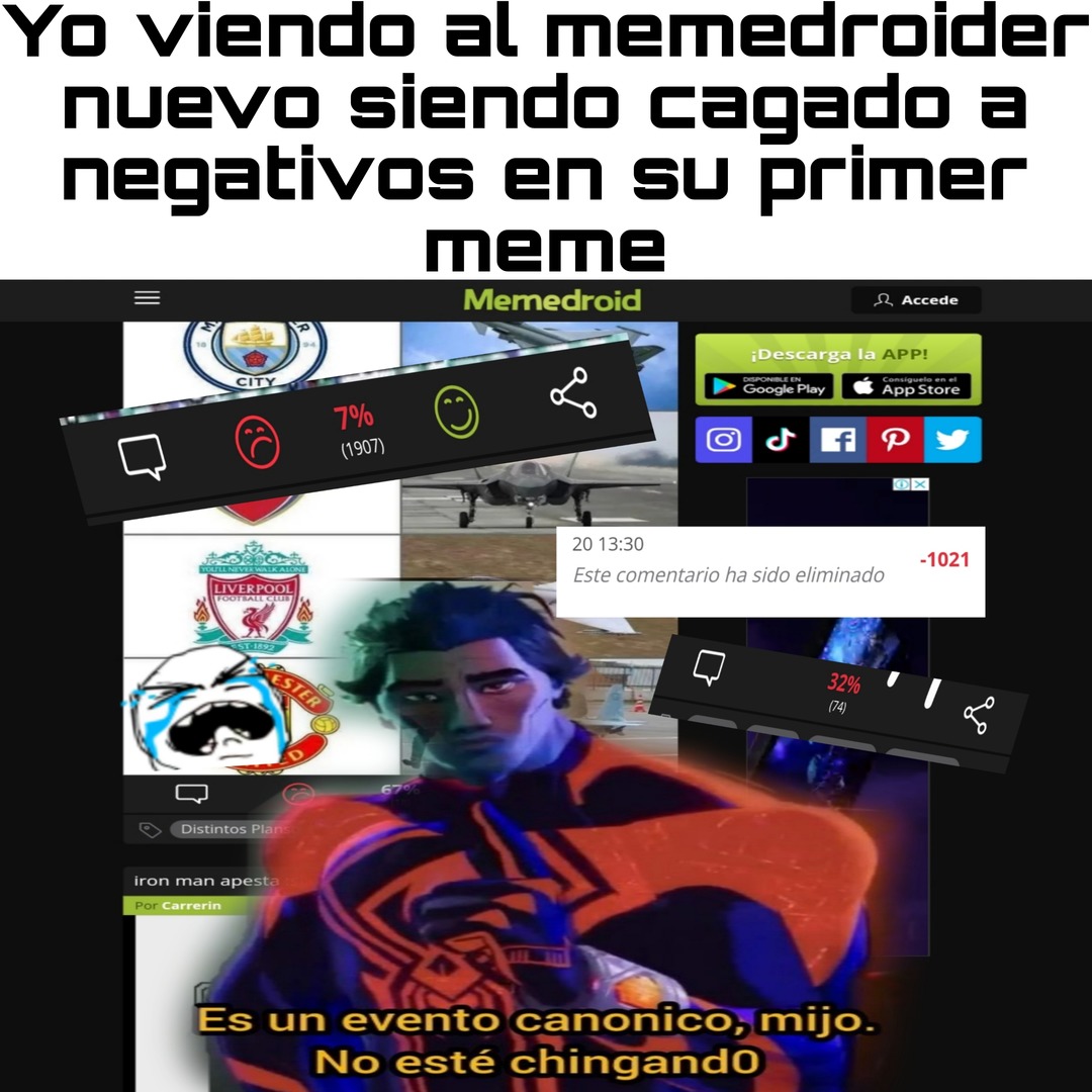 Nose siento que mi edición quedo espantosa lo hice con prisa porque tenia que salir - meme