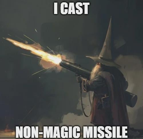 No more magic - meme