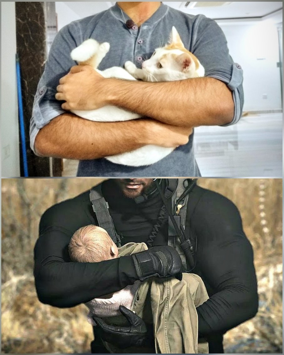 I carry my cat the same way Chris does with the baby in RE8. - meme