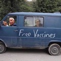 Free vaccines! Come here all you kids!