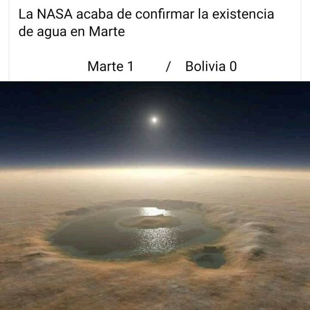 NASA VS Bolivia - meme