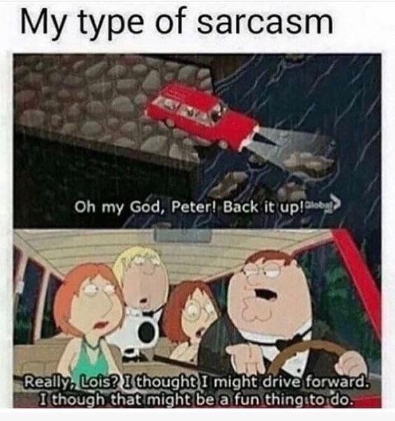 Sarcasm - meme