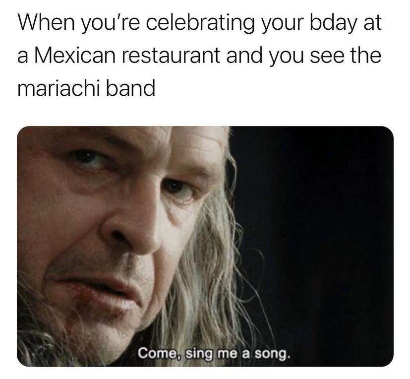 BDay bout to be lit - meme